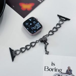 Sweetheart Bracelet Band Black Siennaj
