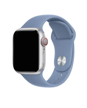 Apple Watch sport band winter blue silicone strap replacement